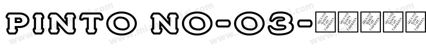 pinto no-03字体转换